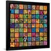 Klimt Squares-Gustav Klimt-Framed Premium Giclee Print