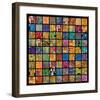 Klimt Squares-Gustav Klimt-Framed Art Print