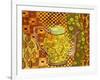 Klimt Style Teapot Art Print-Blenda Tyvoll-Framed Art Print