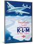 KLM Transatlantic Service - Holland America - KLM Royal Dutch Airlines-Paulus C^ Erkelens-Mounted Art Print