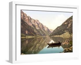 Klöntalersee, Glarus, Switzerland, Pub. C.1900-null-Framed Giclee Print