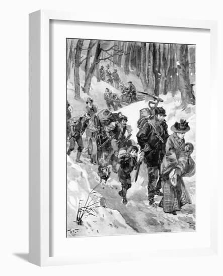 Klondyke Gold Rush 1897-Chris Hellier-Framed Photographic Print