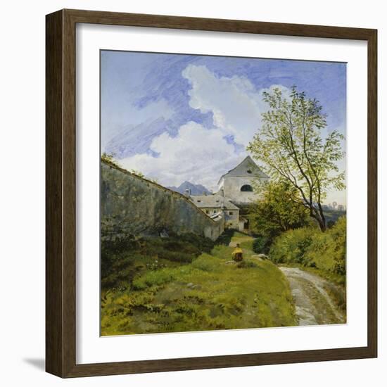 Kloster auf dem Kapuzinerberg bei Salzburg-Friedrich Philipp Reinhold-Framed Giclee Print