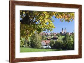 Klosterkiche Church in Autumn, St. Margen, Black Forest, Baden Wurttemberg, Germany, Europe-Markus-Framed Photographic Print