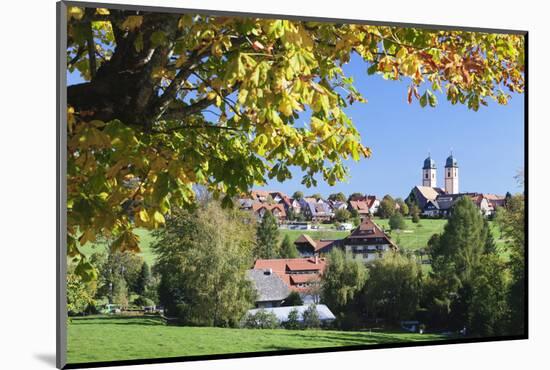 Klosterkiche Church in Autumn, St. Margen, Black Forest, Baden Wurttemberg, Germany, Europe-Markus-Mounted Photographic Print