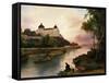 Klosterneuburg Monastery, on Danube river, Austria-Friedrich Loos-Framed Stretched Canvas