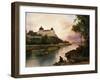 Klosterneuburg Monastery, on Danube river, Austria-Friedrich Loos-Framed Giclee Print