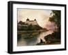 Klosterneuburg Monastery, on Danube river, Austria-Friedrich Loos-Framed Giclee Print