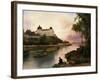 Klosterneuburg Monastery, on Danube river, Austria-Friedrich Loos-Framed Giclee Print