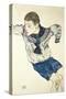 Knabe in Matrosenanzug, 1914-Egon Schiele-Stretched Canvas