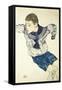 Knabe in Matrosenanzug, 1914-Egon Schiele-Framed Stretched Canvas