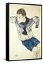 Knabe in Matrosenanzug, 1914-Egon Schiele-Framed Stretched Canvas