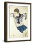 Knabe in Matrosenanzug, 1914-Egon Schiele-Framed Premium Giclee Print