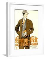 Knapp Felt, Magazine Advertisement, USA, 1910-null-Framed Giclee Print