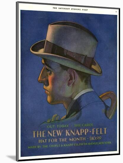 Knapp-Felt, Magazine Advertisement, USA, 1920-null-Mounted Giclee Print