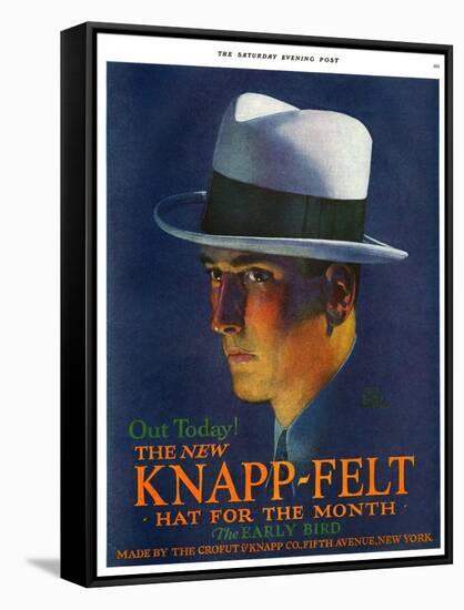 Knapp-Felt, Magazine Advertisement, USA, 1920-null-Framed Stretched Canvas