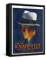 Knapp-Felt, Magazine Advertisement, USA, 1920-null-Framed Stretched Canvas