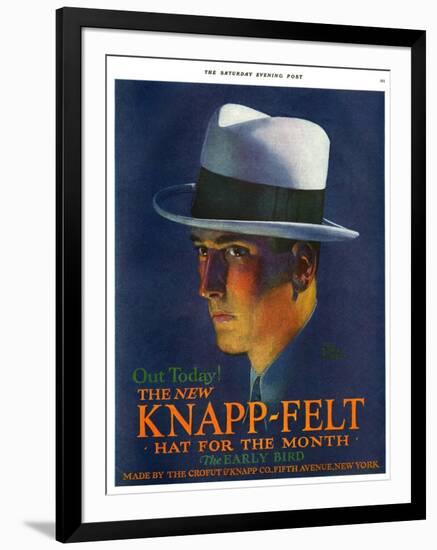 Knapp-Felt, Magazine Advertisement, USA, 1920-null-Framed Giclee Print