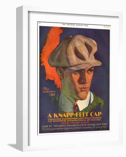 Knapp-Felt, Magazine Advertisement, USA, 1930-null-Framed Giclee Print