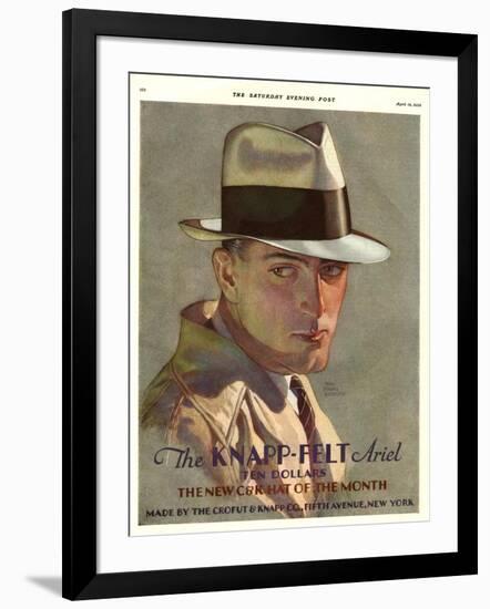 Knapp-Felt, Magazine Advertisement, USA, 1930-null-Framed Giclee Print