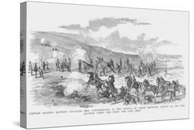 Knapp's Battery at the Battle of Cedar Mountain-Frank Leslie-Stretched Canvas