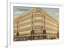 Knapps Department Store, Lansing, Michigan-null-Framed Premium Giclee Print