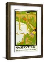 Knaresborough Guide-null-Framed Art Print