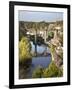 Knaresborough Viaduct and River Nidd in Autumn, North Yorkshire, Yorkshire, England, United Kingdom-Mark Sunderland-Framed Photographic Print