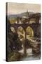 Knaresborough, Yorks-Ernest W Haslehust-Stretched Canvas