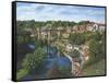 Knaresborough Yorkshire-Richard Harpum-Framed Stretched Canvas