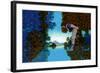 Knave and Frog-Maxfield Parrish-Framed Art Print