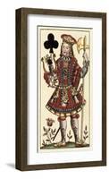 Knave of Clubs (Bauern Hochzeit Deck)-Andreas Benedictus Gobl-Framed Art Print