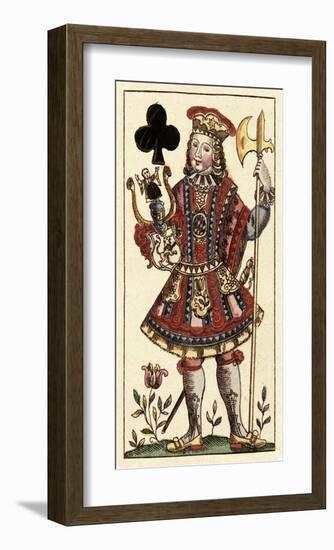 Knave of Clubs (Bauern Hochzeit Deck)-Andreas Benedictus Gobl-Framed Art Print