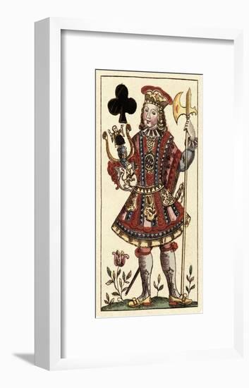 Knave of Clubs (Bauern Hochzeit Deck)-Andreas Benedictus Gobl-Framed Art Print