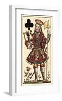 Knave of Clubs (Bauern Hochzeit Deck)-Andreas Benedictus Gobl-Framed Art Print