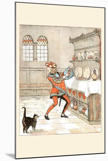 Knave of Hearts He Stole the Tarts from the Cupboard-Randolph Caldecott-Mounted Art Print