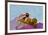 Knave with a Wheelbarrow-Maxfield Parrish-Framed Art Print