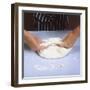 Kneading Bread Dough-null-Framed Photographic Print