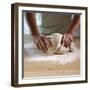 Kneading Dough-Bodo A^ Schieren-Framed Photographic Print