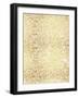 Knee Deep in Gold Ink-Cat Coquillette-Framed Giclee Print