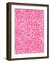 Knee Deep in Pink Ink-Cat Coquillette-Framed Giclee Print