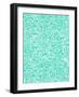 Knee Deep in Turquoise Ink-Cat Coquillette-Framed Giclee Print