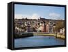 Kneeling Canoe, River Lee, Cork City, Ireland-null-Framed Stretched Canvas