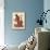 Kneeling Left Weaving Basket - Orange Dress-Judy Mastrangelo-Mounted Giclee Print displayed on a wall