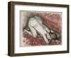 Kneeling Nude Woman, C.1889-95-Edgar Degas-Framed Giclee Print