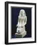 Kneeling Statue of Tuthmosis III in an Offering Position from Karnak-null-Framed Giclee Print
