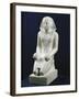 Kneeling Statue of Tuthmosis III in an Offering Position from Karnak-null-Framed Giclee Print