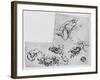 'Kneeling Youth and Putti', c1480 (1945)-Leonardo Da Vinci-Framed Giclee Print