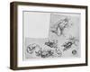 'Kneeling Youth and Putti', c1480 (1945)-Leonardo Da Vinci-Framed Giclee Print