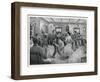 Knees-Up in a French Canadian Village Home-Edmond J. Massicotte-Framed Art Print